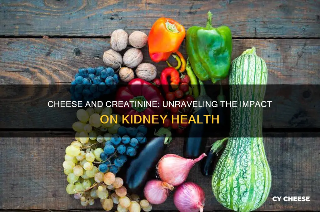 does cheese increase creatinine