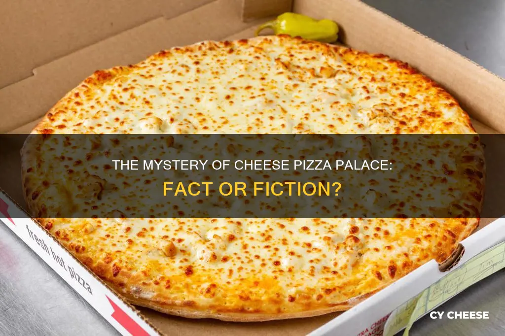 does cheese pizza palace exist