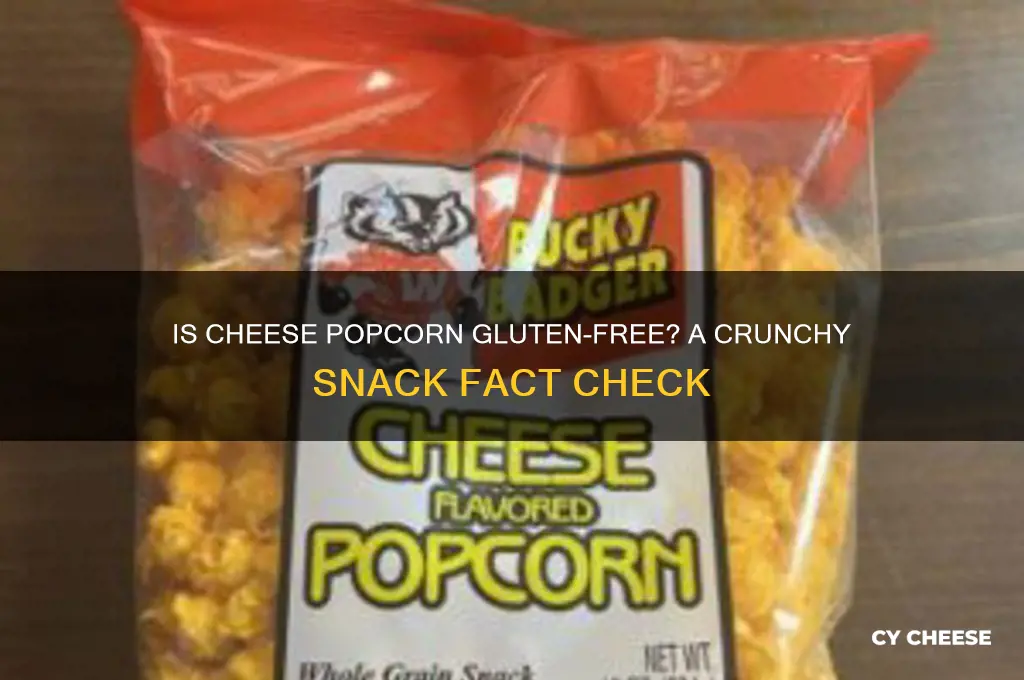 does cheese popcorn have gluten