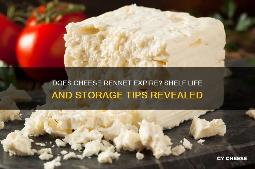 does cheese rennet expire