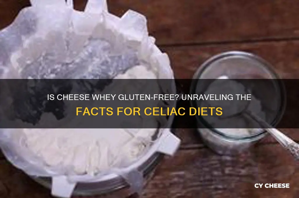 does cheese whey have gluten