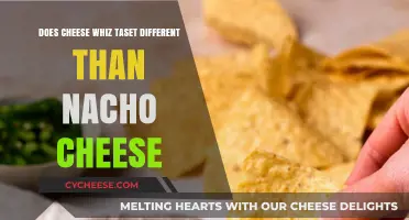 Cheese Whiz vs. Nacho Cheese: A Taste Comparison Revealed