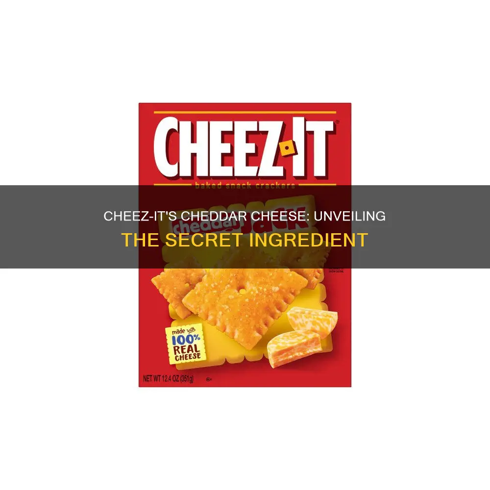 does cheez it have cheddar cheese