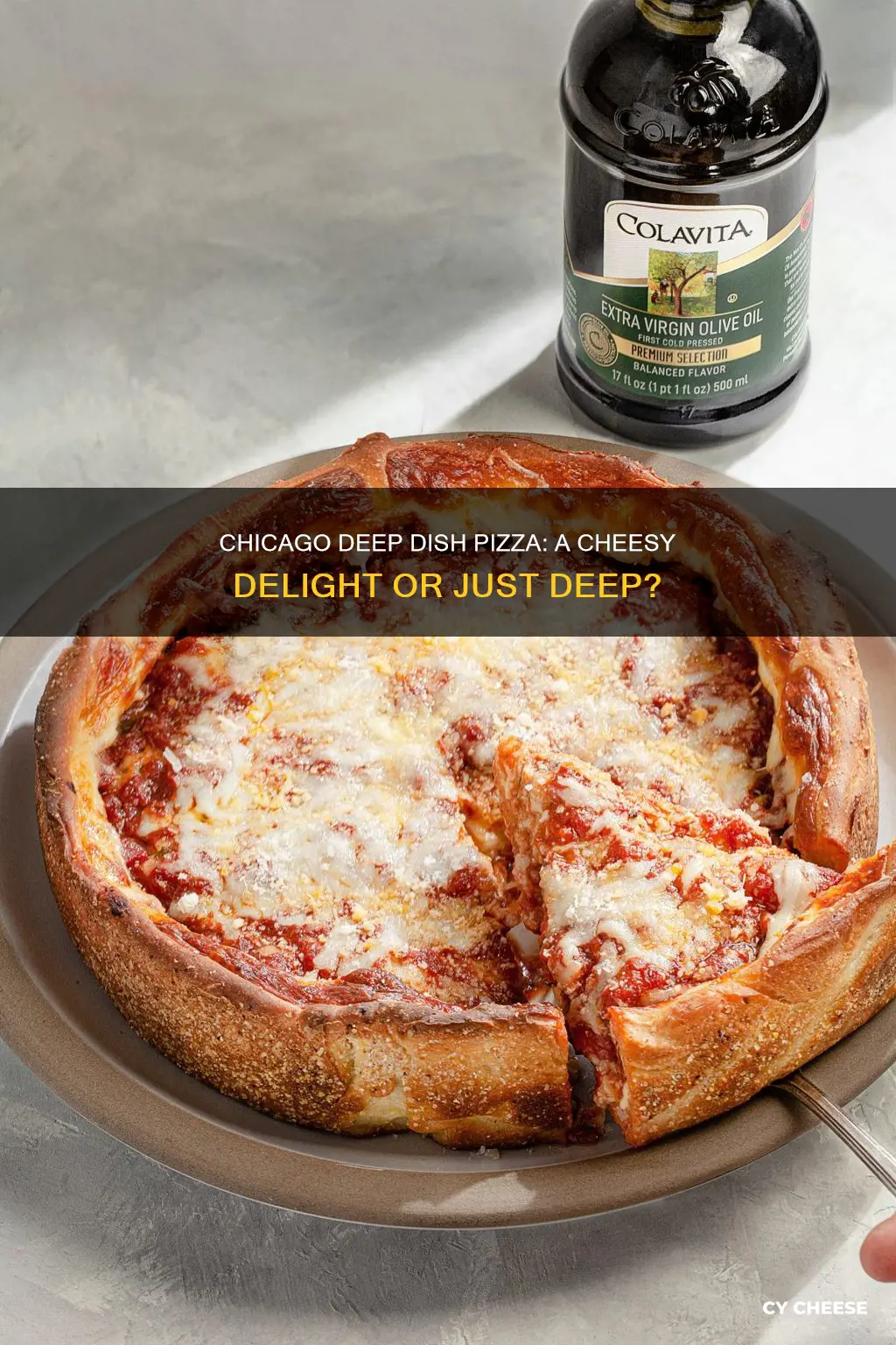 does chicago deep dish pizza have cheese