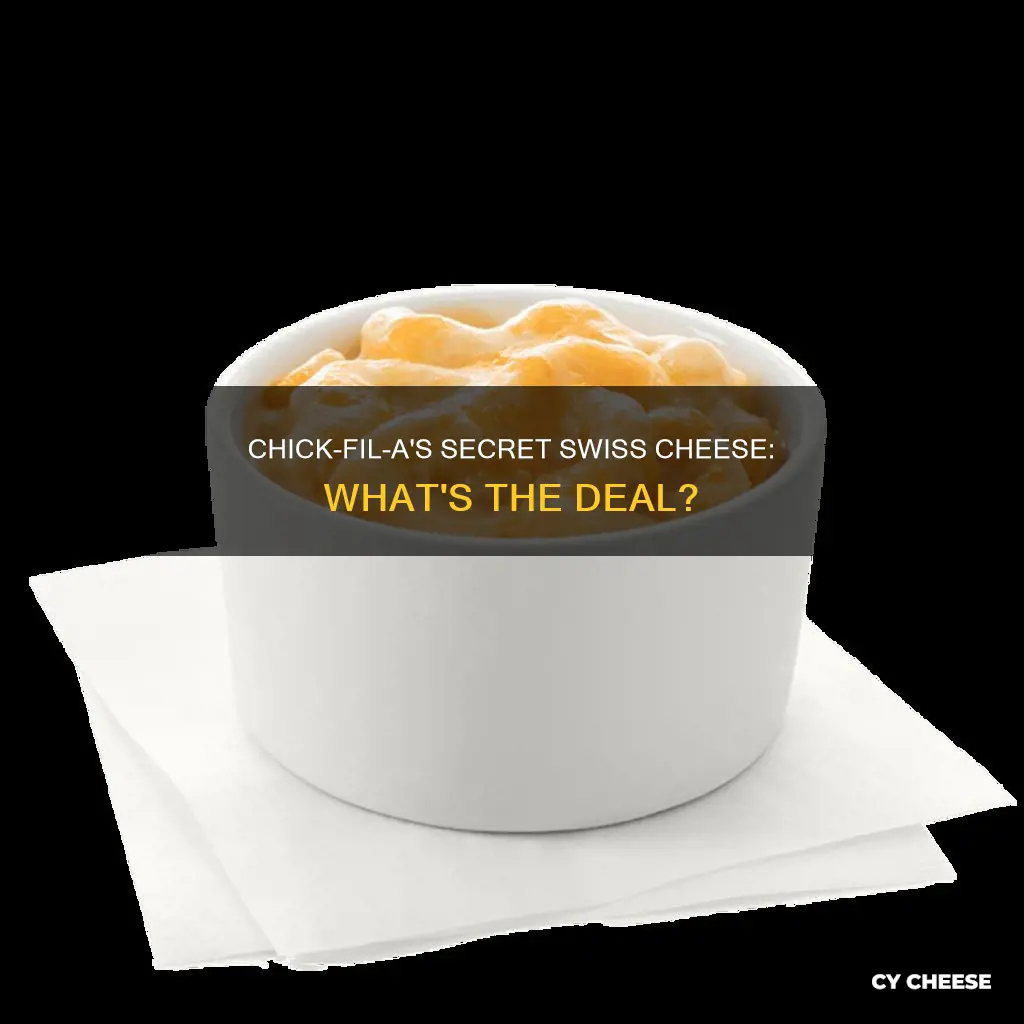 does chick fil a have swiss cheese