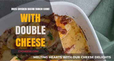 Chicken Bacon Ranch: Double Cheese or Not? Unraveling the Mystery