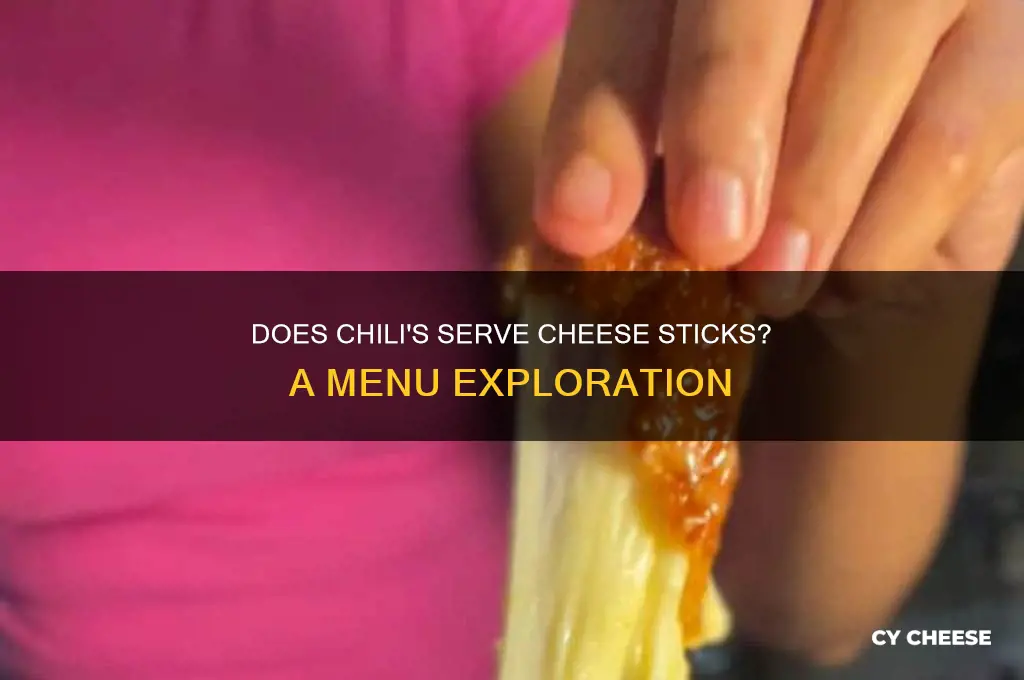 does chilis have cheese sticks