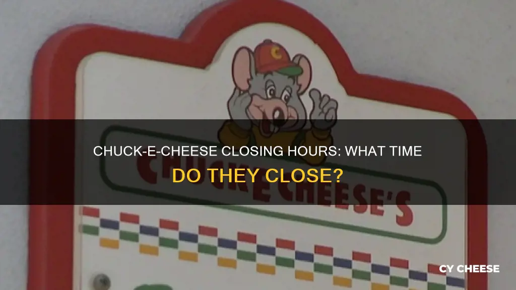 does chuck-e-cheese close