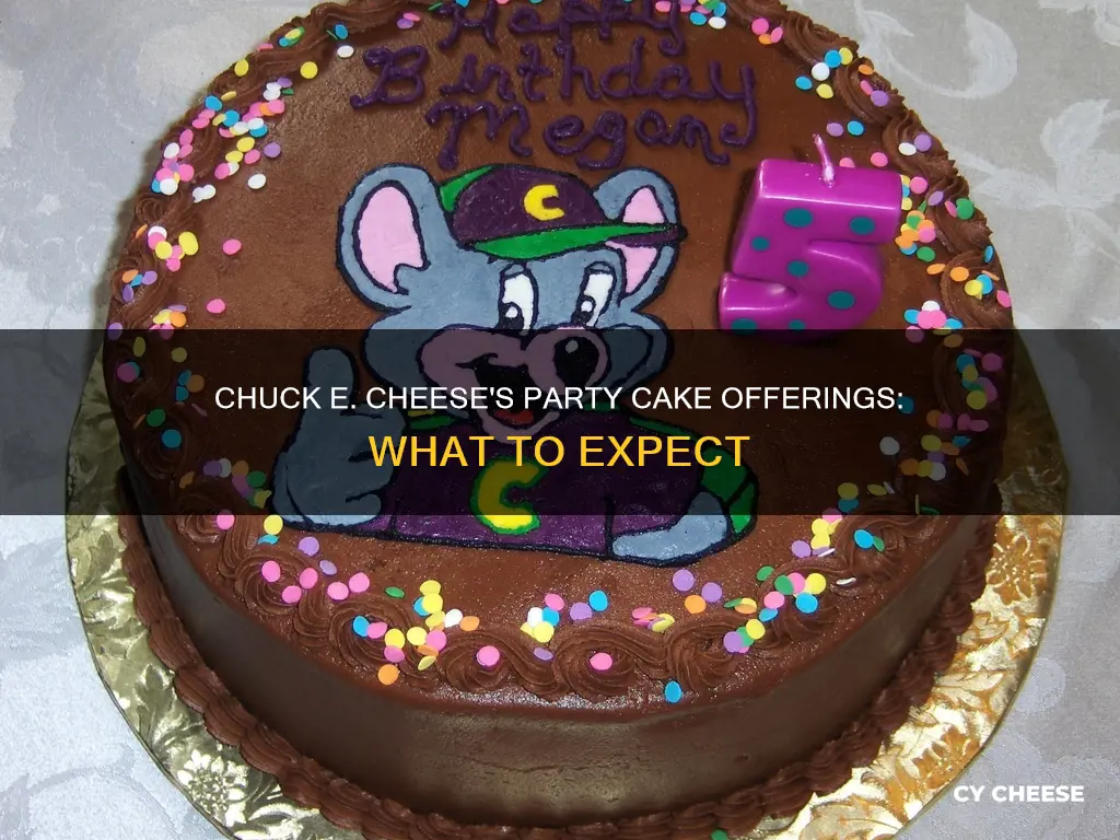 does chuck e cheese have a cake for partys