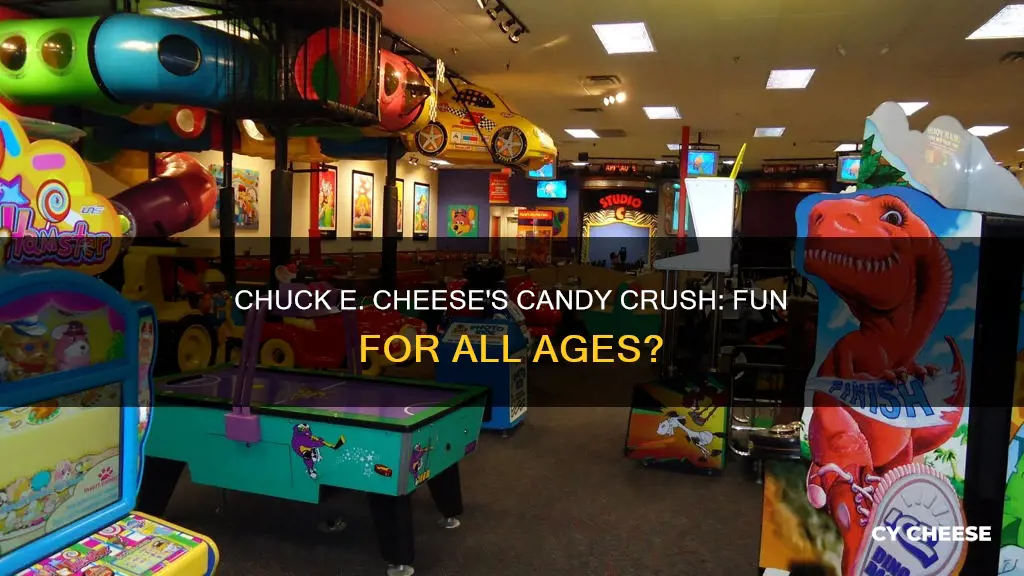 does chuck e cheese have candy crush