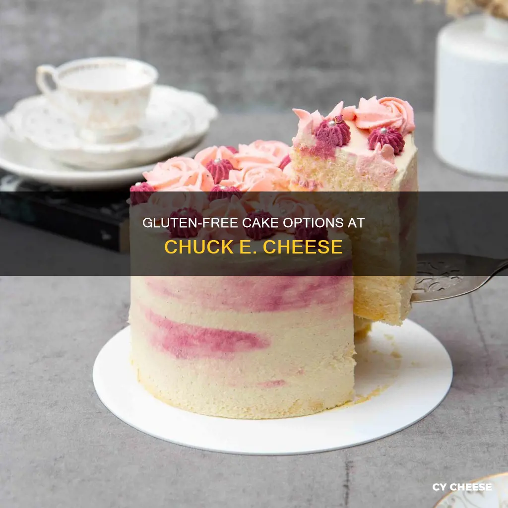 does chuck e cheese have gluten free cake