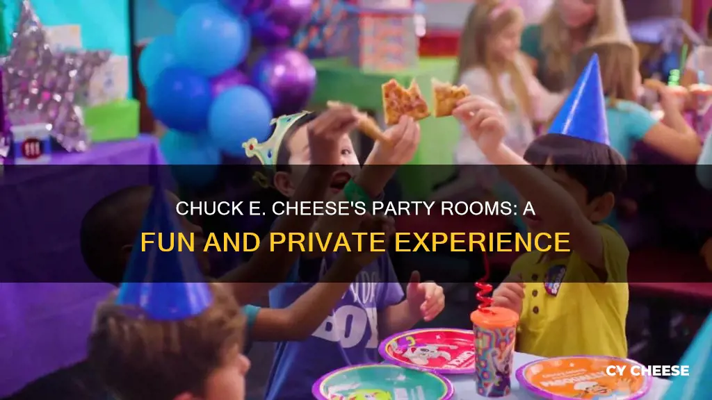 does chuck e cheese have party rooms