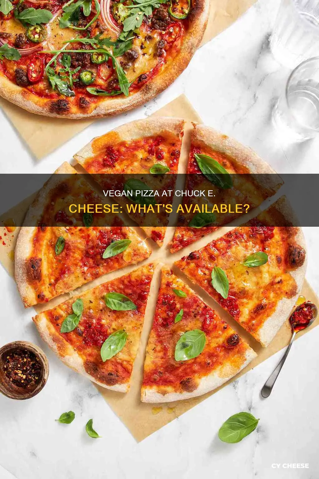 does chuck e cheese have vegan pizza