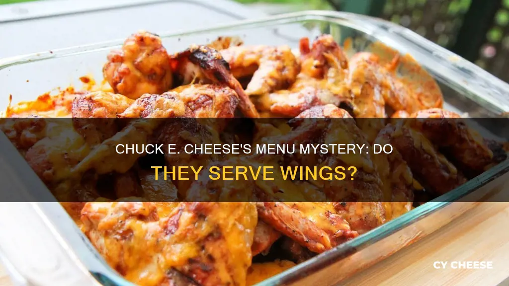 does chuck e cheese have wings