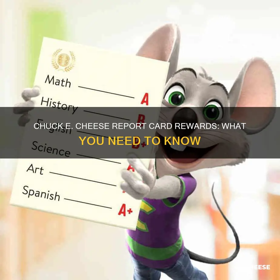 does chuck e cheese honor report cards