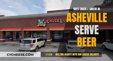 Beer and Pizza: Chuck E. Cheese's Adult Menu in Asheville