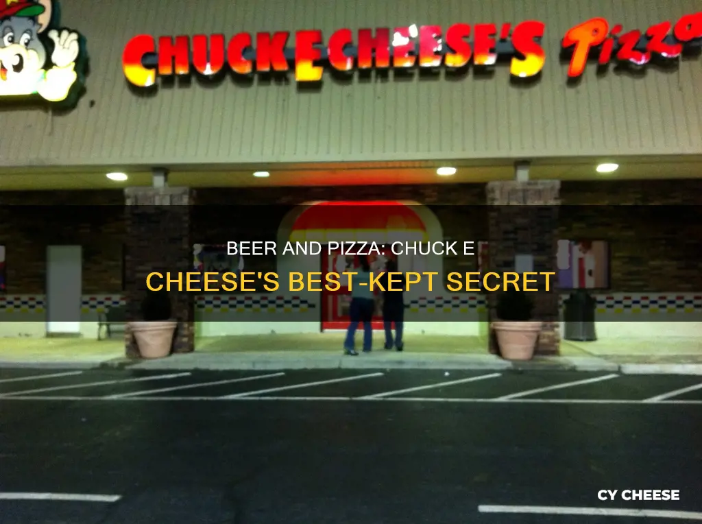 does chuck e cheese in peoria serve beer