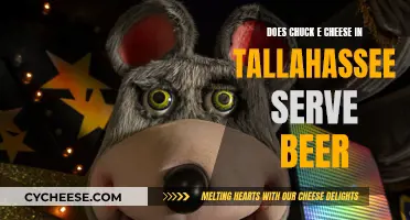 Beer and Pizza: Chuck E Cheese's Adult Menu in Tallahassee