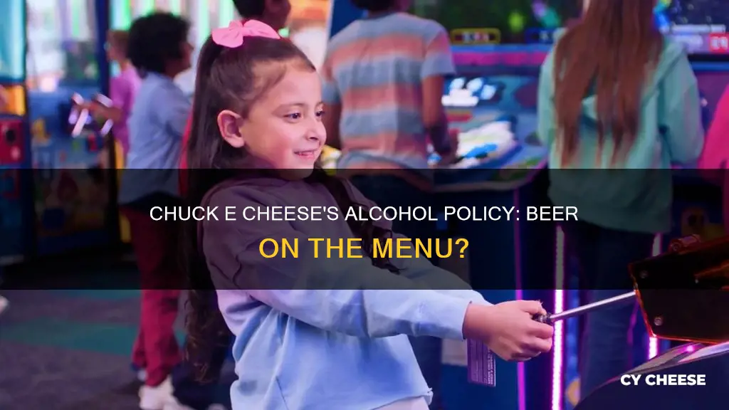 does chuck e cheese in whitby serve beer