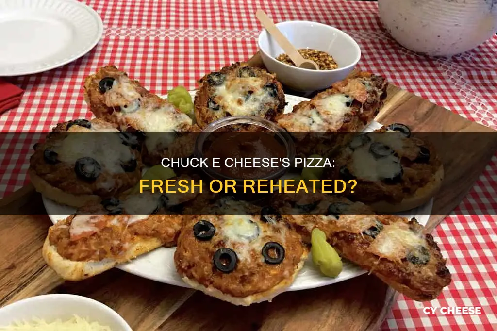 does chuck e cheese pizza reuse pizza