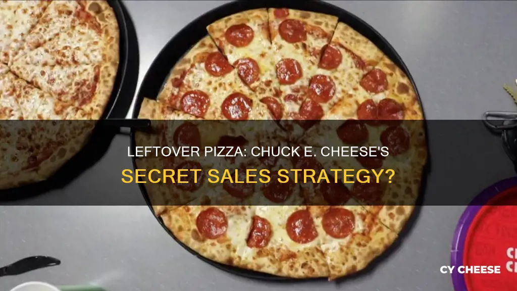 does chuck e cheese sell leftover pizza