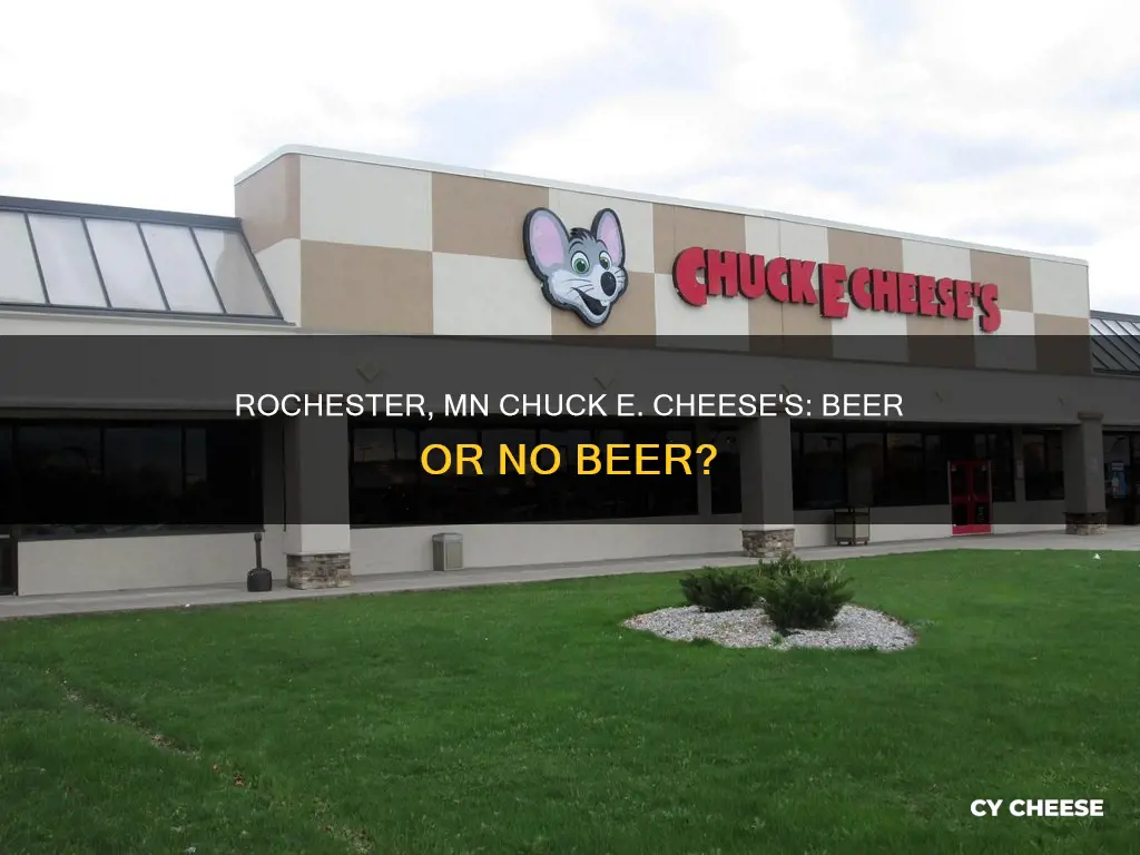 does chuck e cheese serve beer in rochester mn