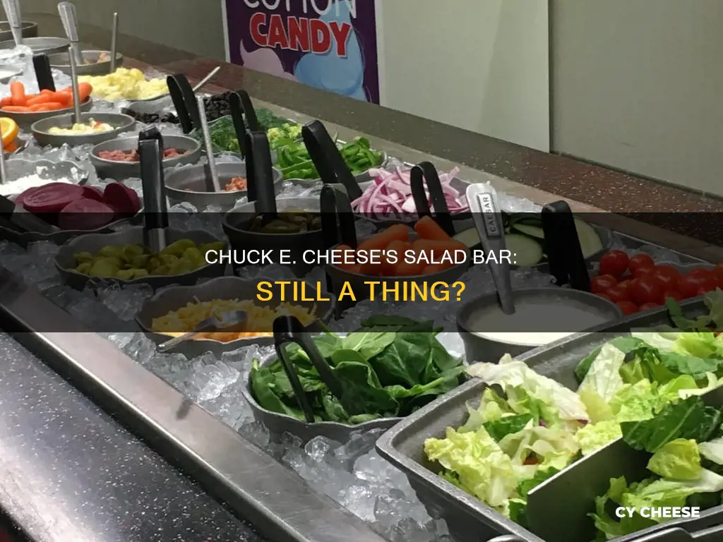 does chuck e cheese still have a salad bar