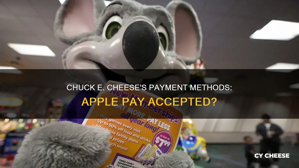 does chuck e cheese take apple pay in store