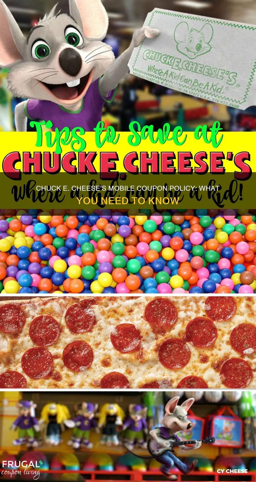 does chuck e cheese take coupon from phone