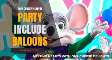 Chuck E. Cheese Parties: Balloons Included?