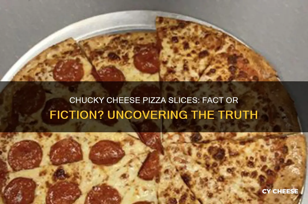 does chucky cheese ruse slices