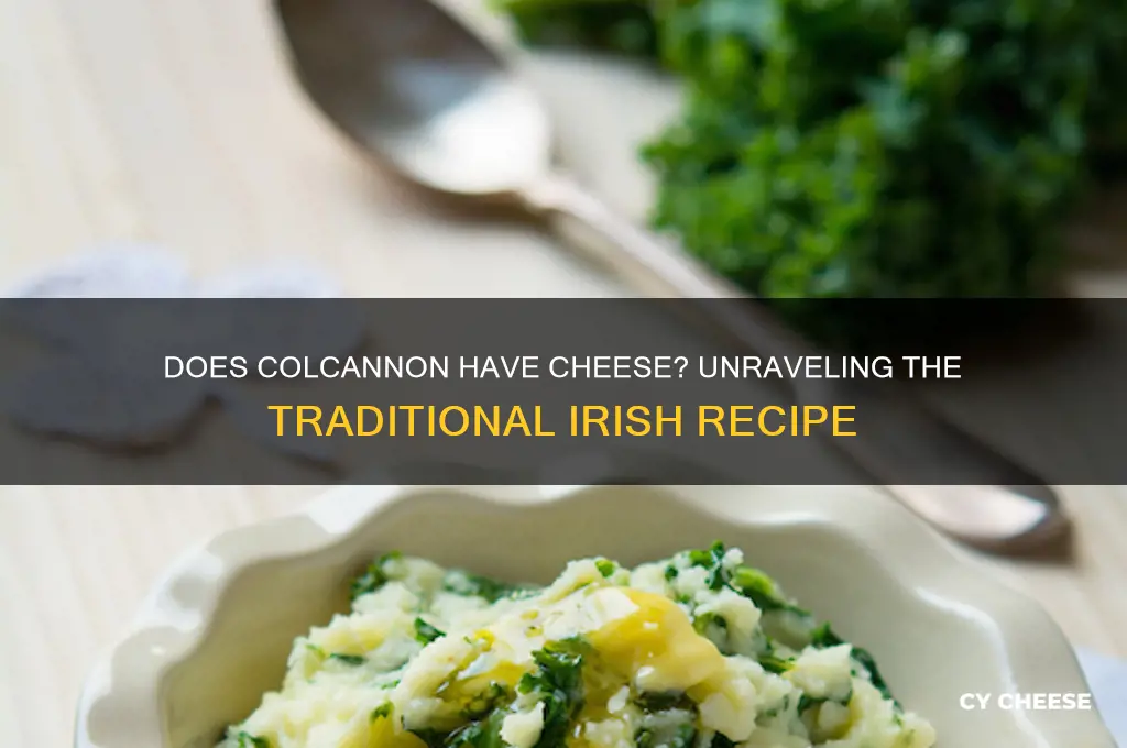 does colcannon have cheese