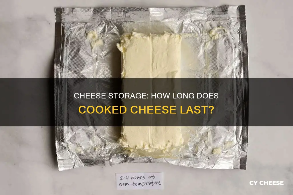 does cooked cheese go bad outside of fridge