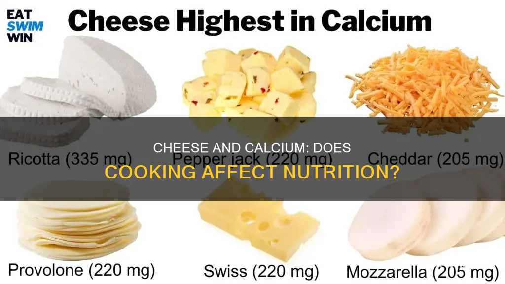 does cooked cheese have calcium