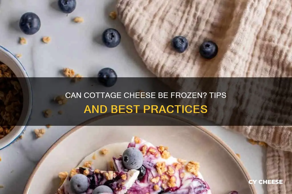 does cortage cheese freeze