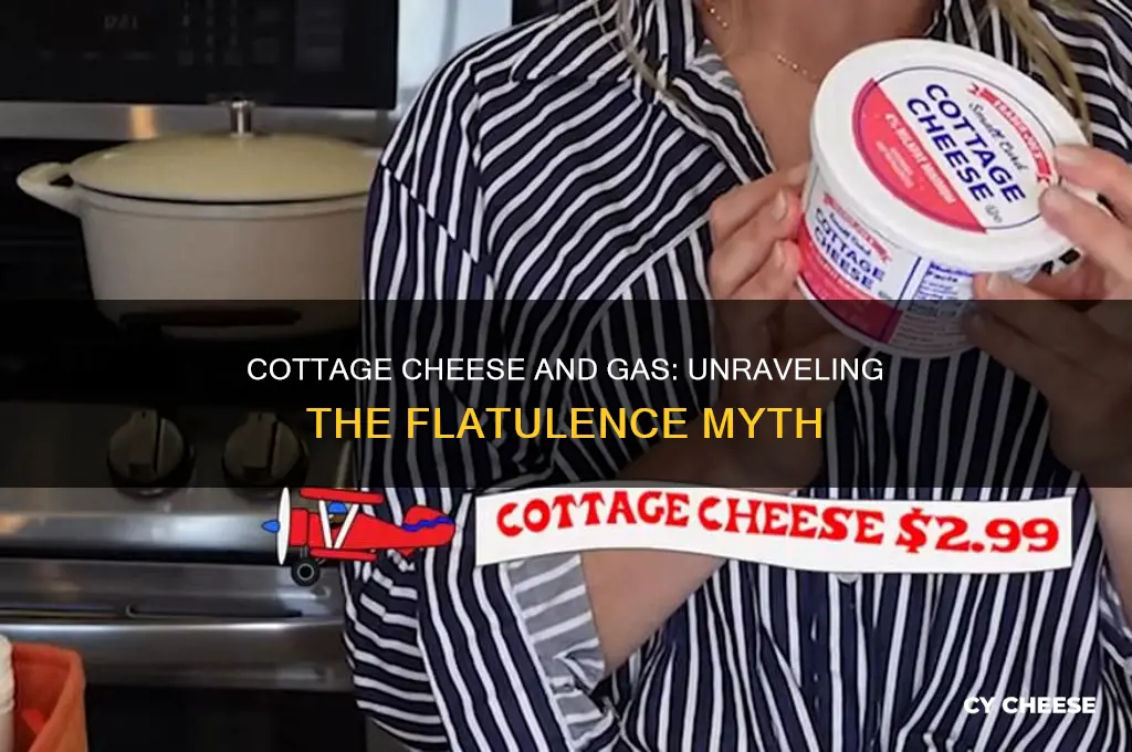does cottage cheese cause flatulence