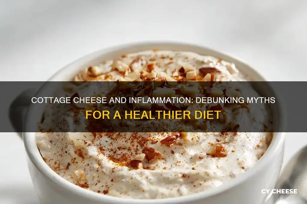does cottage cheese cause inflammation in the body