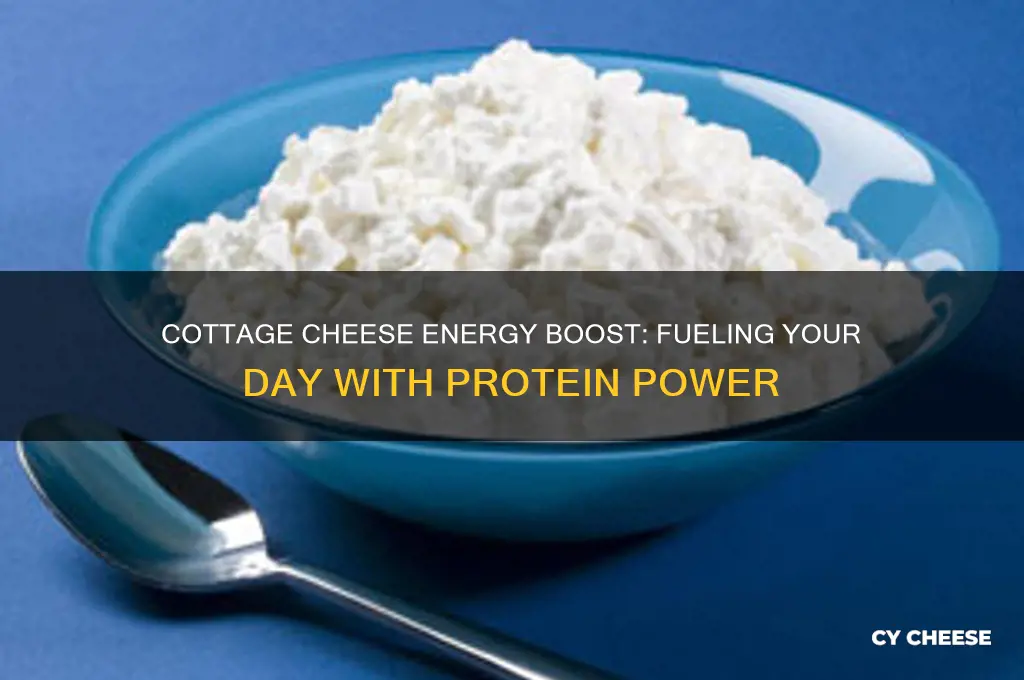 does cottage cheese give you energy