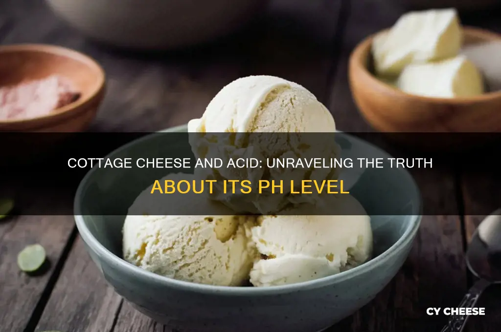does cottage cheese have acid