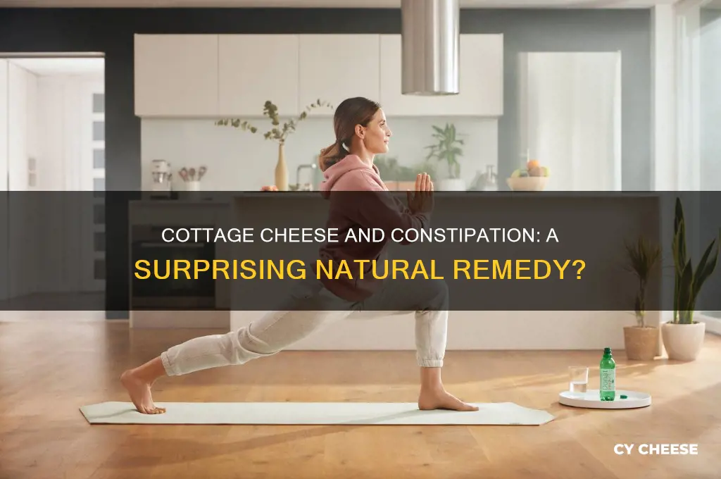 does cottage cheese help constipation