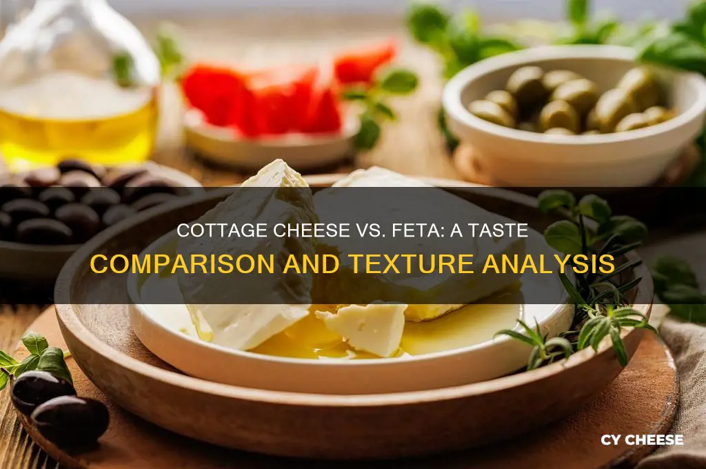 does cottage cheese taste like feta