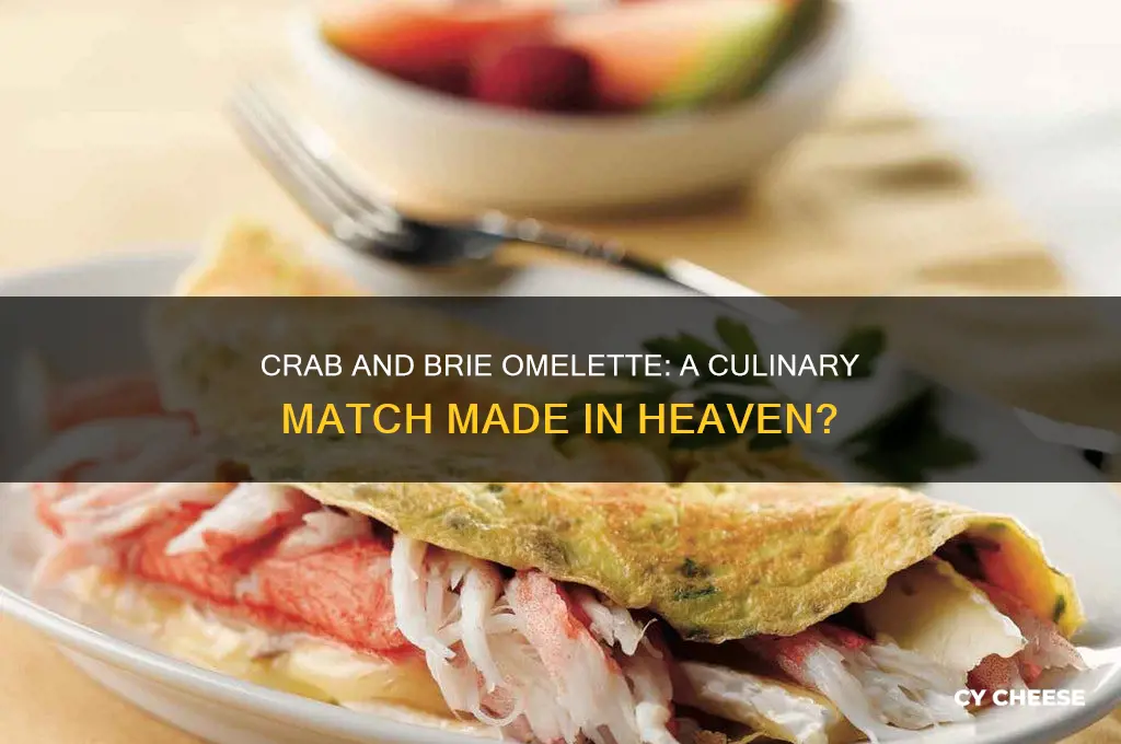 does crab go with brie cheese in an omelette