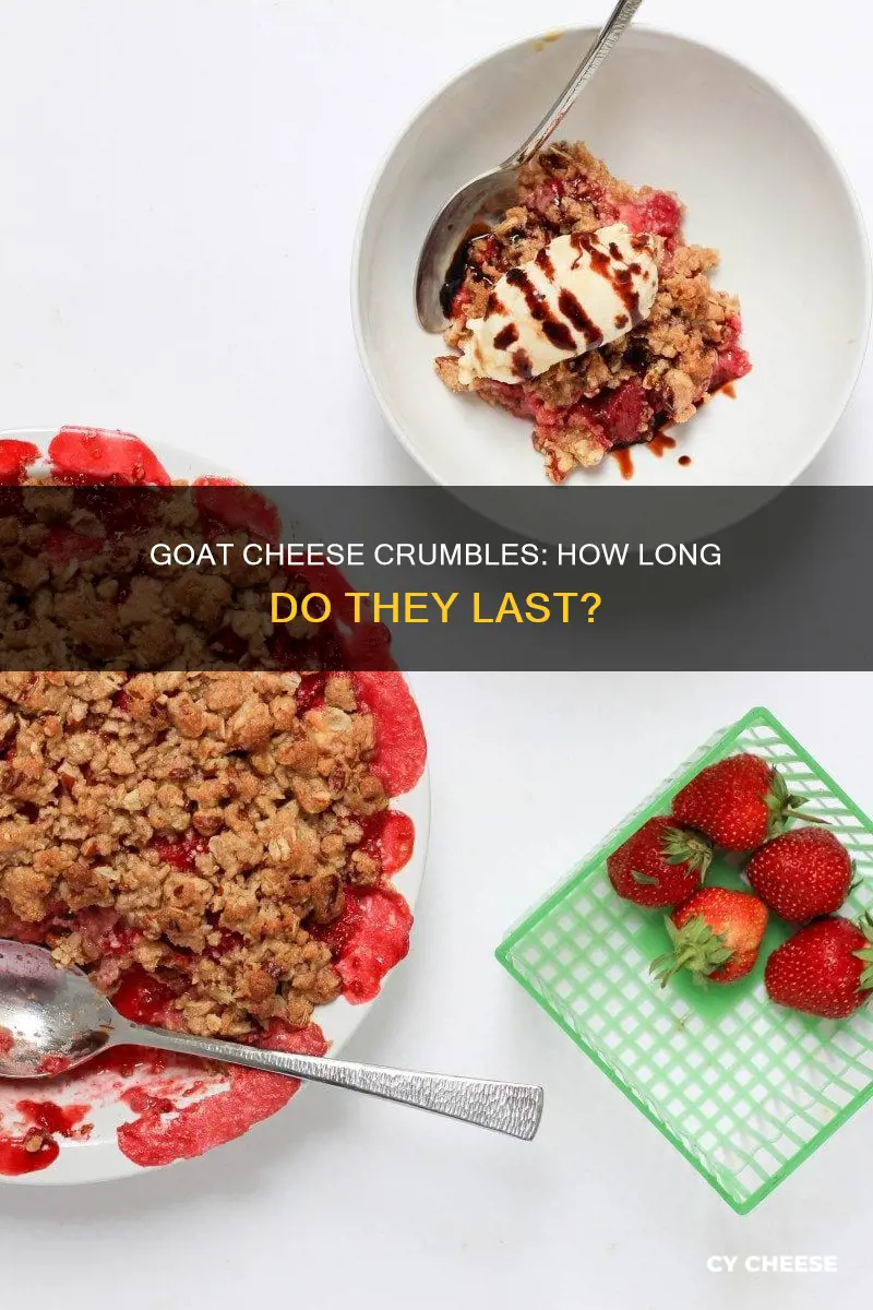 does crumbled goat cheese go bad