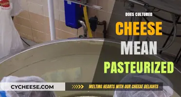 Cultured Cheese: Understanding Pasteurization and Its Role in Cheese Making