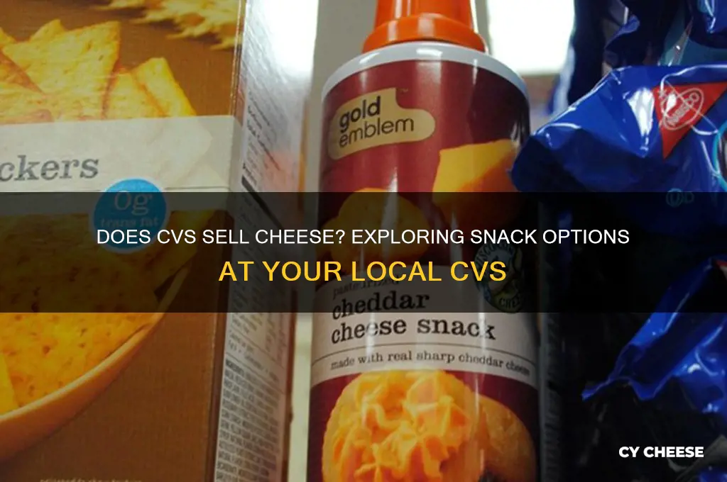 does cvs carry cheese