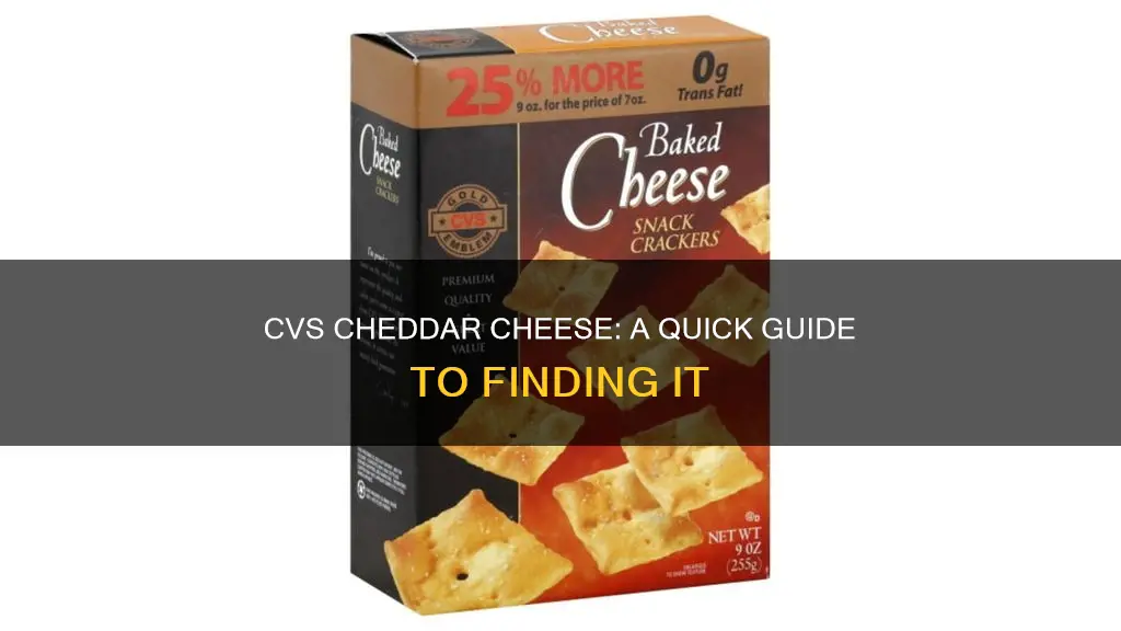 does cvs sell cheddar cheese