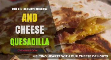 Del Taco's Breakfast Menu: Bacon, Egg, and Cheese Quesadilla?