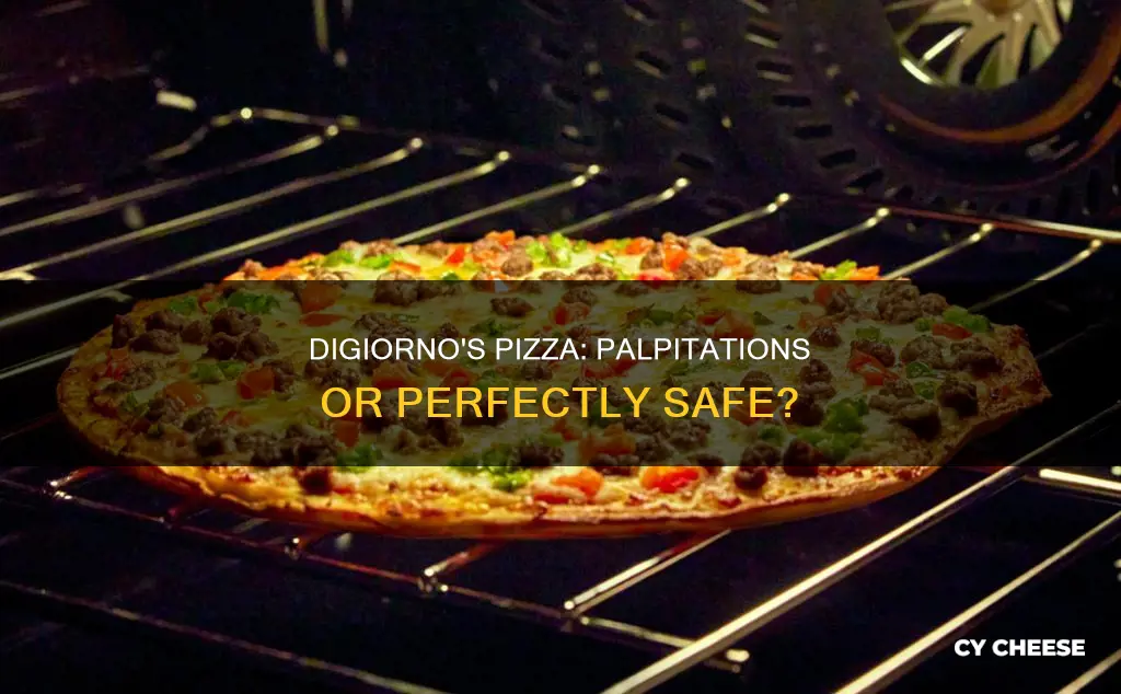 does digiorno cheese crust pizza cause palpitations