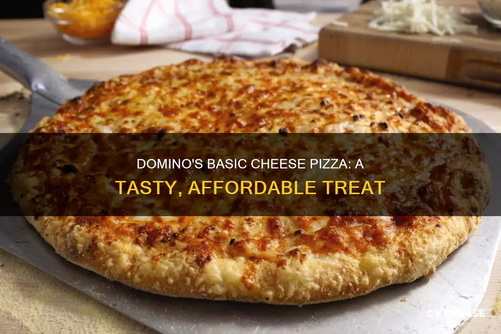 does dominoes have a basic cheese pizza