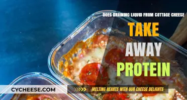 Draining Cottage Cheese: Does Removing Liquid Reduce Protein Content?